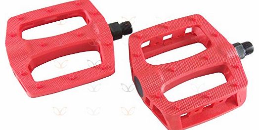 CarbonCycles eXotic Polycarbonate Flat BMX MTB Pedals in More Than 12 Colours only 366 gm/pr