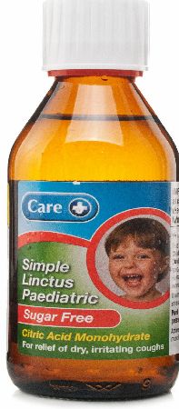 Care  Care   Simple Linctus Paediatric Sugar Free
