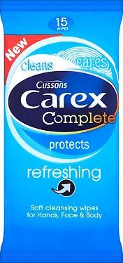 Carex, 2041[^]10016920 Refreshing Soft Cleansing Wipes 15 Wipes