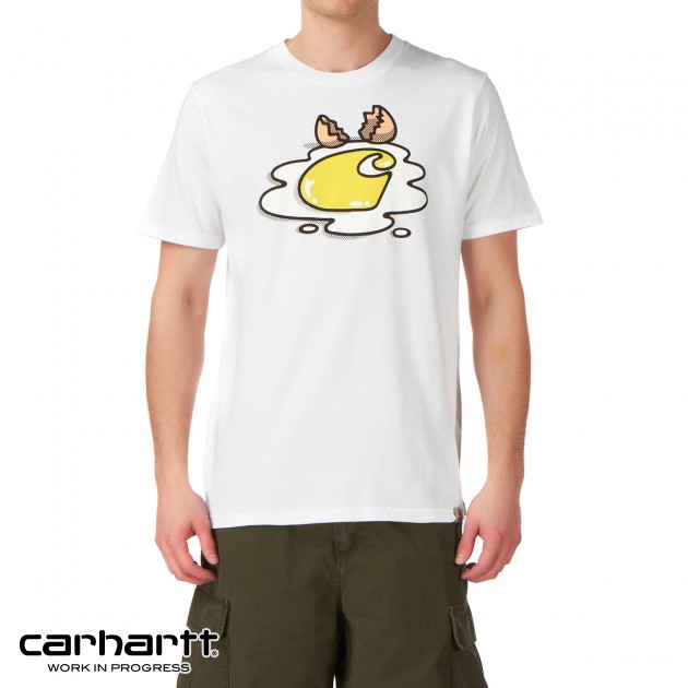 Mens Carhartt Egghartt T-Shirt - White