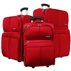 Caribee Tourist Luggage Set (Red) 66301