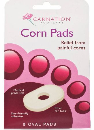 Carnation Corn Oval Felt Pads (9)