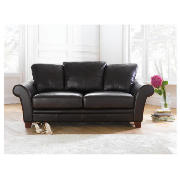 Carolina leather sofa large, chocolate