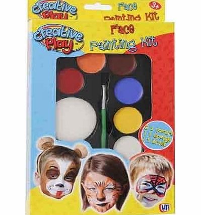 Carousel Toys Creative Play Face Painting Kit ~ Make-Up Box Set Kids Party Pack