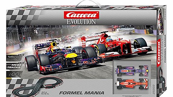 Carrera Evolution Formula Mania Slot Race Set - Model CA25203