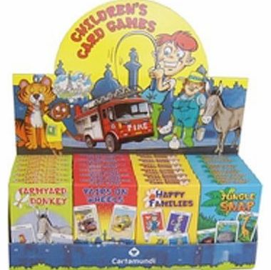 Cartamundi Carta Mundi Childrens Card Games 4 Mixed 24 Pack - Donkey/Snap/Pairs/Happy Families