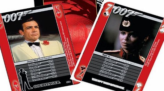 Cartamundi James Bond Heroes and Villains 4-in-1 Playing Cards
