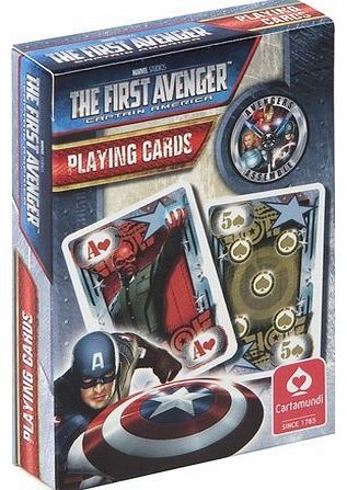 Marvel Movie Captain America Playing Cards