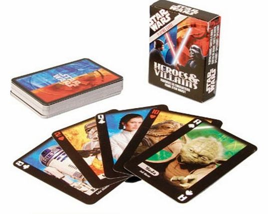Star Wars Heroes and Villains Playing Cards