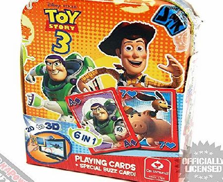 Cartamundi Toy Story 6 In 1 Card Games Playing Cards 2D To 3D