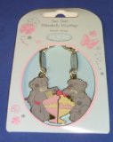 Carte Blanche Greetings Me to you - 2 part Keyring - Sharing an Icecream