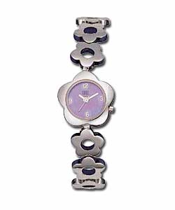 Carvel Ladies Flower Bracelet Watch
