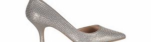 Carvela Kurt Geiger Kane silver diamante embellished heels