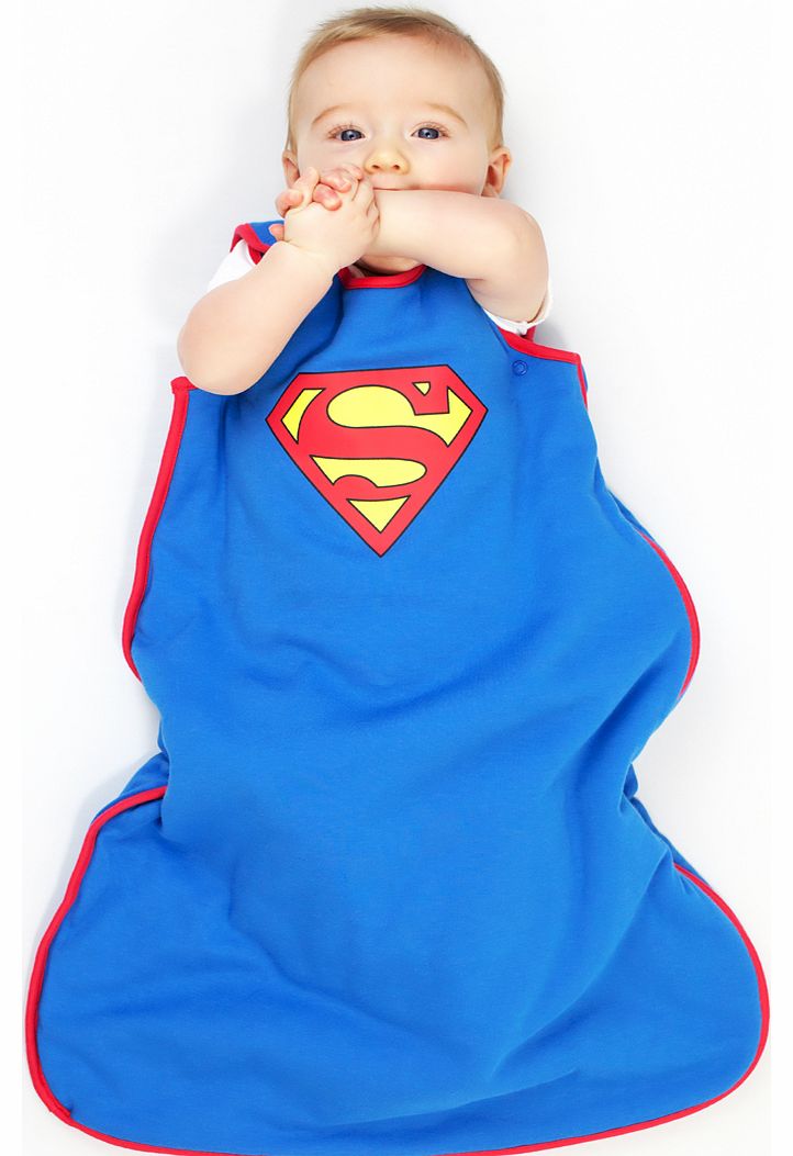 Kids Blue Superman Logo Baby Sleeping Bag