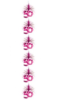 cascade Column 2.1m - 50th Party - Pink Shimmer