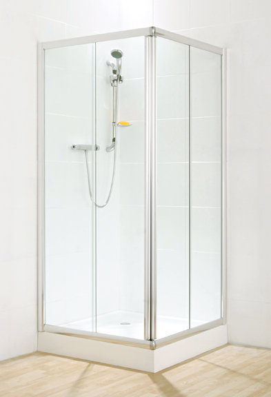 cascata Corner Shower Enclosure 900x900 with Tray