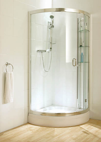 Storage Quadrant Shower Enclosure with