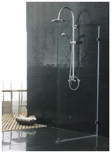 cascata virino shower screen 800