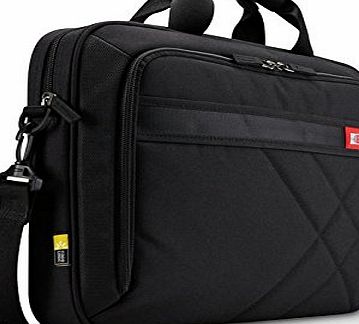 Case Logic Polyester Briefcase for 17.3 inch Laptop and Tablets - Black