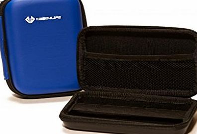 Case4Life Blue Hard Shockproof Digital Camera Case Bag for Sony Cybershot HX50, HX50V, HX60, HX60V, HX90V - Lifetime Warranty