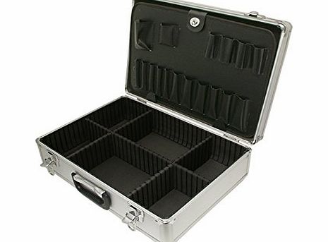 Cases and Enclosures Aluminium Flight Case Box 460x330x150mm Divides, Tool Panel