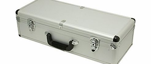 Cases and Enclosures Aluminium Flight Case Silver 550x220x175mm Internal Foam DJ and RC helicopters