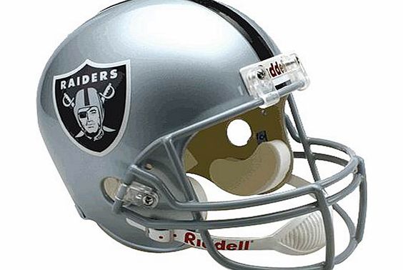 Caseys NFL Riddell Replica Full-Size-Helmet Oakland Raiders