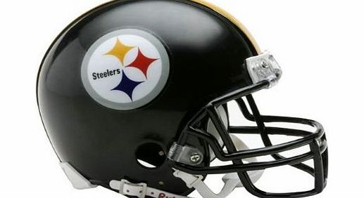 Caseys Pittsburgh Steelers Miniature Replica NFL Helmet w/Z2B Mask