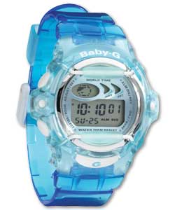 Baby-G Crystal Blue LCD Watch