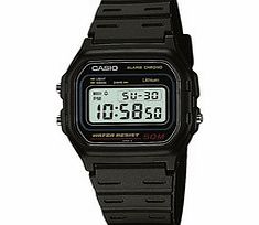 Casio Black square digital LCD watch