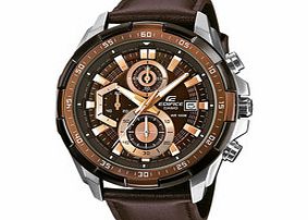 Casio Brown steel chrono watch