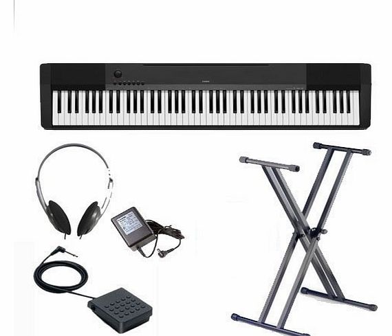 CDP120 digital piano with double braced stand