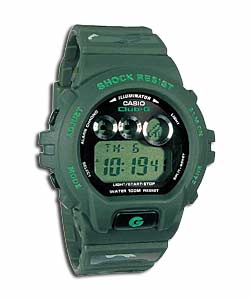 casio Club G Shock Resistant Camouflage Watch