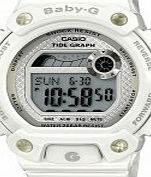 Casio Ladies Baby-G Tide Graph White Watch