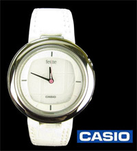 Casio Ladies Felite Watch (White)
