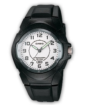 Mens Casual White Faced Watch MW 600 7BVEF