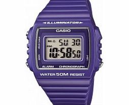 Casio Mens Chronograph Grey and Lilac Resin