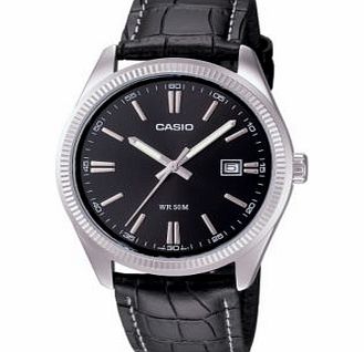 Casio Mens Classic Black Dial Strap Watch