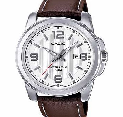 Casio Mens Classic Brown Strap Watch