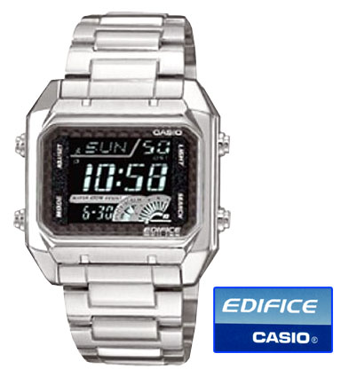 95 Casio Men's EFA120D-1AV Ana-Digi Edifice Thermometer Bracelet Watch ...