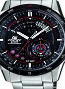 Casio Mens Edifice Twin Sensor Steel Watch