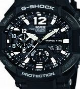 Casio Mens G-Shock Black Resin Strap Watch