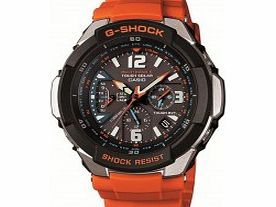 Casio Mens G-Shock Radio Controlled Solar Orange