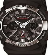 Casio Mens G-Shock World Time Black Chronograph
