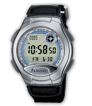 Casio Mens Velcro Strap Sports Digital Watch W