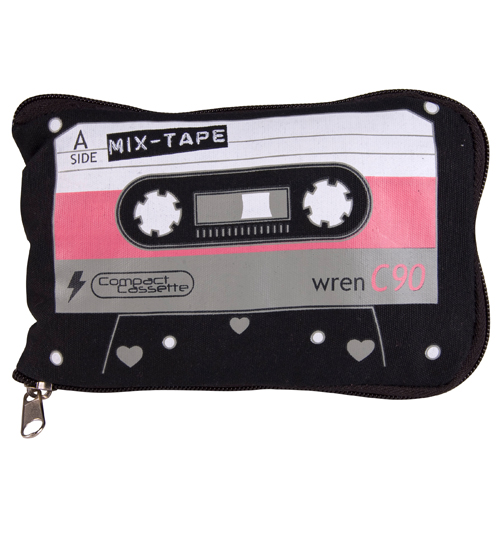Cassette Tape Fold Out Shopper Bag