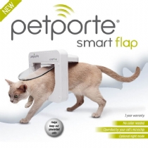 Cat Pet Porte Door Mount Smart Flap Microchip Cat