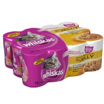 Whiskas Adult Cat Food 24 Can Bumper Pack (2 X
