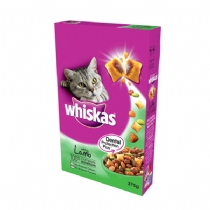 Whiskas Adult Cat Food Lamb and Carrots 3.75Kg