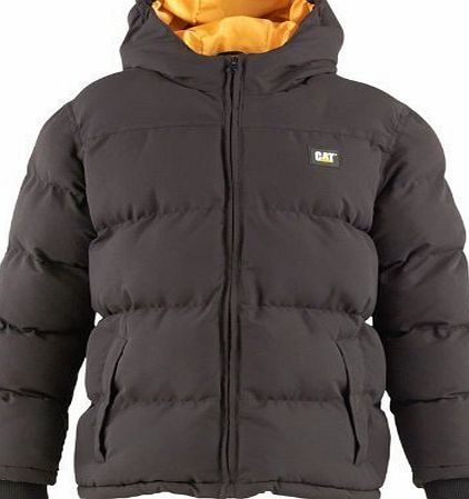 Caterpillar Boys Puffa Jacket Kids Coat Junior Padded Winter Jacket Black, Navy, True Blue Boyswear Sizes 4/5, 6